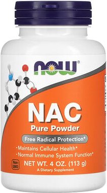 NOW Foods, NAC Pure Powder, 113 g (4 oz.)