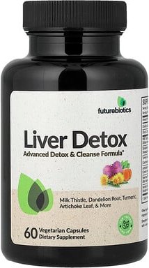 Futurebiotics, Liver Detox, Leberentgiftung, 60 pflanzliche Kapseln