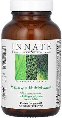 Thumbnail - Innate Response Formulas, Men‘s 40+ Multivitamin, Multivitamin für Männer ab 40, 120 Tabletten