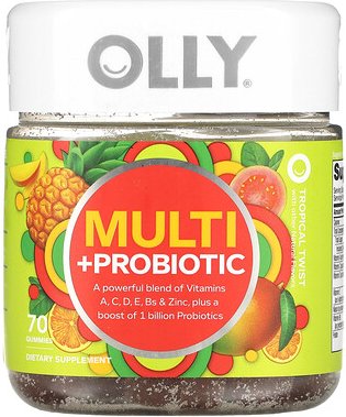 OLLY, Multi + Probiotic, Tropical Twist, 70 Fruchtgummis