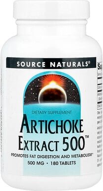 Source Naturals, Artichoke Extract 500™, Artischockenextrakt, 180 Tabletten