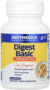 Enzymedica, Digest Basic® + Probiotics, 30 Kapseln