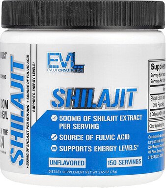 EVLution Nutrition, Shilajit, Unflavored, Shilajit, geschmacksneutral, 75 g (2,65 oz.)
