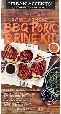 Urban Accents, Sweet & Smoky BBQ Pork Brine Kit, BBQ-Pork-Brine-Kit, 198 g (7 oz.)