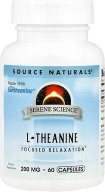 Thumbnail - Source Naturals, Serene Science®, L-Theanin, 200 mg, 60 Kapseln