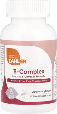 Zahler, B- Complex, B-Komplex, 60 Tabletten mit zeitversetzter Freisetzung