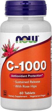 NOW Foods, C-1000, 60 Tabletten