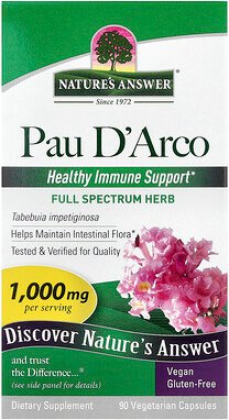 Nature's Answer, Pau D'Arco, 90 pflanzliche Kapseln (500 mg pro Kapsel)