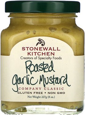 Stonewall Kitchen, Roasted Garlic Senf, gerösteter Knoblauch-Senf, 227 g (8 oz.)