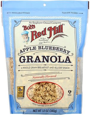 Bob's Red Mill, Granola, Apple Blueberry, Knuspermüsli, Apfel-Heidelbeere, 340 g (12 oz.)