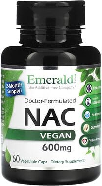 Emerald Laboratories, NAC Vegan, 600 mg, 60 pflanzliche Kapseln