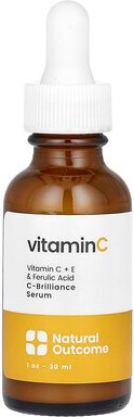 Natural Outcome, Vitamin C, C-Brilliance Serum, Serum mit Vitamin C, C-Brilliance Serum, ohne Duftstoffe, 30 ml (1 oz.)