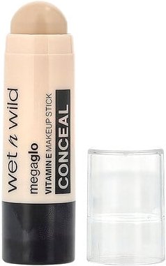 wet n wild, MegaGlo, Vitamin E Makeup Stick, Make-up-Stick mit Vitamin E, Conceal, 807 Follow Your Bisque, 1 Stück