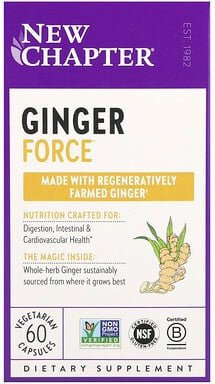 Thumbnail - New Chapter, Ginger Force™, 60 pflanzliche Kapseln