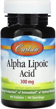 Thumbnail - Carlson, Alpha-Liponsäure, 90 Tabletten