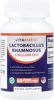 Vitamatic, Lactobacillus rhamnosus, 60 DRcaps® Hypromellose-Kapseln