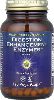 HealthForce Superfoods, Enzyme zur Verbesserung der Verdauung, 120 VeganCaps