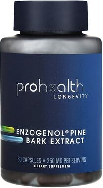 Thumbnail - ProHealth Longevity, Enzogenol Pine Bark Extract, Enzogenol Kiefernrindenextrakt, 60 Kapseln (125 mg pro Kapsel)