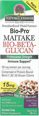 Nature's Answer, Bio-Pro Maitake Bio-Beta-Glucan, alkoholfrei, 15 mg, 60 ml (2 fl. oz.)