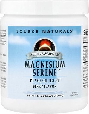 Source Naturals, Magnesium Serene™, Magnesium, Beere, 500 g (17,6 oz.)