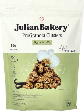 Julian Bakery, Pro Granola, Vegan Vanilla Cluster, Knuspermüsli, Vanille, 507,5 g (17,9 oz.)