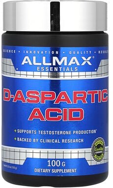 ALLMAX, D-Aspartic Acid, D-Asparaginsäure, 100 g (3,53 oz.)
