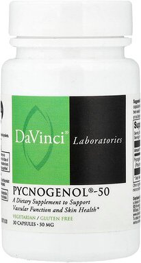 DaVinci Laboratories, Pycnogenol®-50, 50 mg, 30 Kapseln
