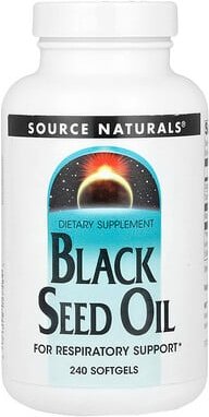 Source Naturals, Black Seed Oil, Schwarzkümmelöl, 240 Weichkapseln