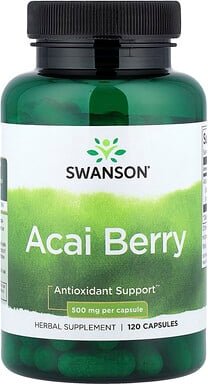 Swanson, Acai Berry, Açaí-Beere, 500 mg, 120 Kapseln