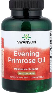 Swanson, Evening Primrose Oil, Nachtkerzenöl, 250 Weichkapseln (500 mg pro Weichkapsel)