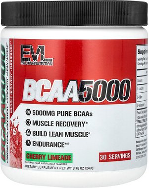 EVLution Nutrition, BCAA5000®, Cherry Limeade, Kirsche-Limeade, 249 g (8,78 oz.)