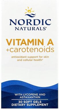 Thumbnail - Nordic Naturals, Vitamin A + Carotinoide, 30 Weichkapseln