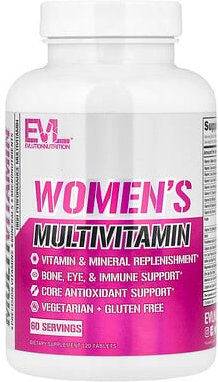 EVLution Nutrition, Multivitamin für Frauen, 120 Tabletten