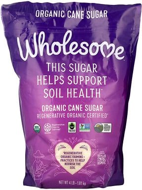 Wholesome Sweeteners, Organic Cane Sugar, Bio-Rohrzucker, 1,81 kg (4 lb.)