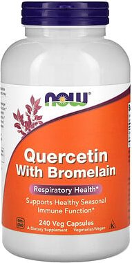 NOW Foods, Quercetin mit Bromelain, 240 vegetarische Kapseln