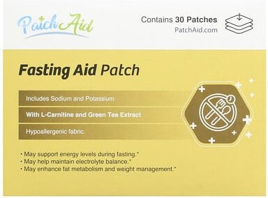 PatchAid, Fasting Aid Patch, Fastenhilfe-Pflaster, 30 Pflaster
