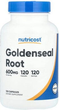 Nutricost, Gelbwurzel, 600 mg, 120 Kapseln