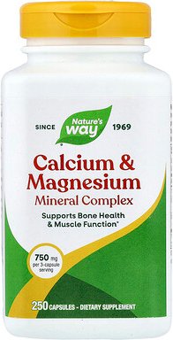 Nature's Way, Calcium & Magnesium Mineral Complex, Mineralstoffkomplex mit Calcium und Magnesium, 250 Kapseln
