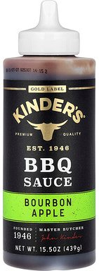 KINDER'S, Gold Label, BBQ Sauce, Bourbon-Apfel, 439 g (15,5 oz.)