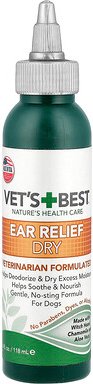 Vets Best, Ear Relief Dry, trockenes Ohr für Hunde, 118 ml (4 fl. oz.)