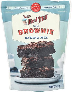Bob's Red Mill, Fudgy Brownie Baking Mix, Brownie-Backmischung, 397 g (14 oz.)