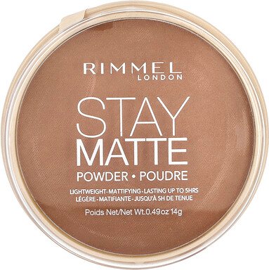 Rimmel London, Stay Matte, Lightweight-Mattifying Powder, 031 Pecan, 0.49 oz (14 g)