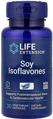Thumbnail - Life Extension, Soy Isoflavones, Soja-Isoflavone, 30 pflanzliche Kapseln (135 mg pro Kapsel)