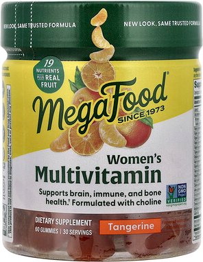 MegaFood, Women's Multi, Mandarine, 60 Fruchtgummis