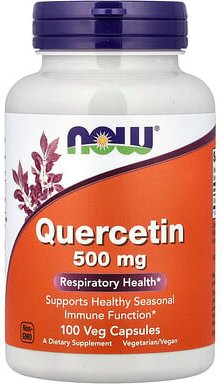NOW Foods, Quercetin, 500 mg, 100 pflanzliche Kapseln