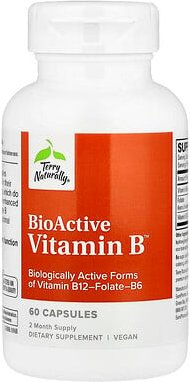 Terry Naturally, BioActive Vitamin B™, 60 Kapseln