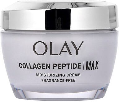 Olay, Collagen Peptide Max, Moisturizing Cream, Feuchtigkeitscreme, ohne Duftstoffe, 48 g (1,7 oz.)