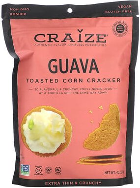 Thumbnail - Craize, Gerösteter Mais-Cracker, Guave, 113 g (4 oz.)