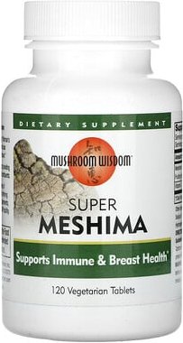 Mushroom Wisdom, Super Meshima, 120 vegetarische Tabletten