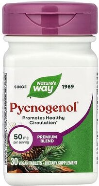 Nature's Way, Pycnogenol®, 30 vegane Tabletten